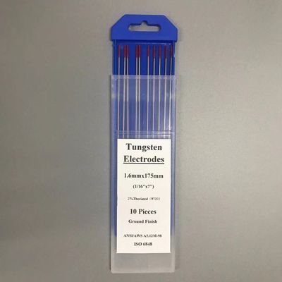 TIG-sweisverbruiksartikelen 2% Thoriated Red Head Wolframelektroden WT20 1,6 mm Superior