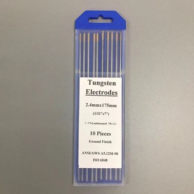 Wolfraamelektroden WL15 1,5% Lanthanated Golden Head 1,6 mm voor TIG Welding 40-240