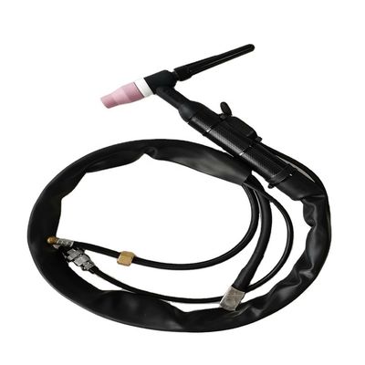 Boven WT-17 10-25EU Gas Argon Tig Torch Luchtgekoeld Laspistool voor het Lassen van Metalen Zwart Rood