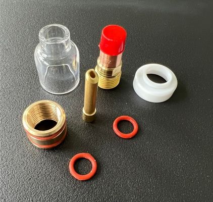 TIG Accessoires Clear Nozzle Kit 53GQ Gaslens Adapter Wedge Collet voor Clear Welding