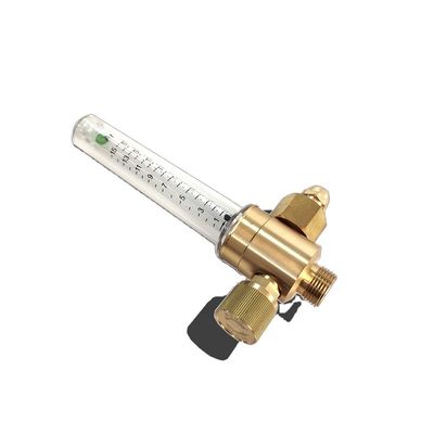 Single Flowmeter Welding Messing stikstof regulator met 1/4-inch vrouwelijke vlam inlaat aansluiting