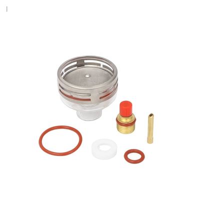 2.4mm TIG Lasverbruik Pyrex Glasbeker Kit voor WP9 20 ODM Customized Support