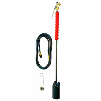 Verstelbare vlam bovenverwarming fakkel Messing propaanbrander onkruidbrander Maat 88,5 * 23 * 18,5 cm