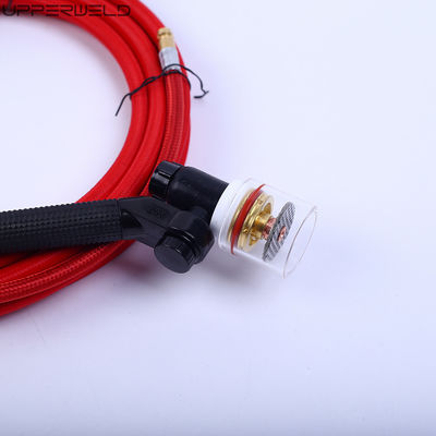 100% test afgelopen luchtgekoelde Tig Las Torch Kit Verstelbare schakelaars Gasgekoelde WP-17