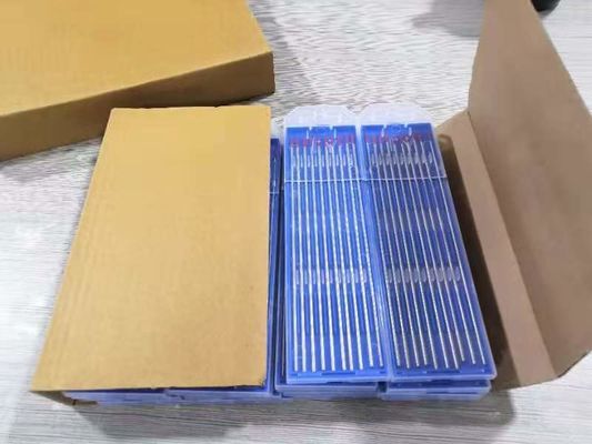 2% Lanthanated TIG 1/16 3/32 1/8 inch x 7 10 stuks WC20 BLAUWE laswolfraamelektroden