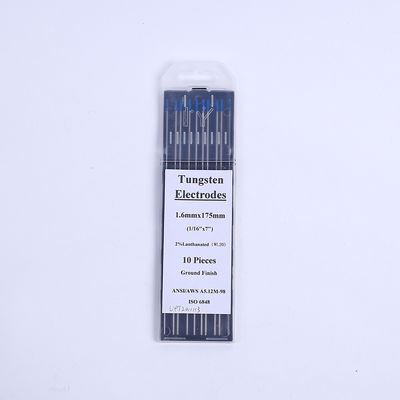 Bar Customized Support 10-Pack Blauw TIG Laswolframelektroden 2% Lanthanated WL20