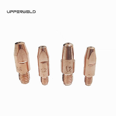 28 mm Lengte M6 CRZR Materiaal MIG Torch Contactpunt voor Lasverbruiksmateriaal Design