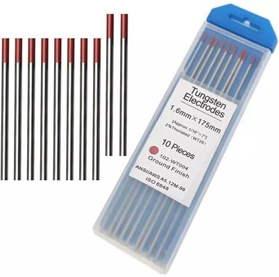 1/8'' 3/32'' 2% Lanthanated Gold WL15 Wolfraamelektrode voor STIG Las 10-Pack