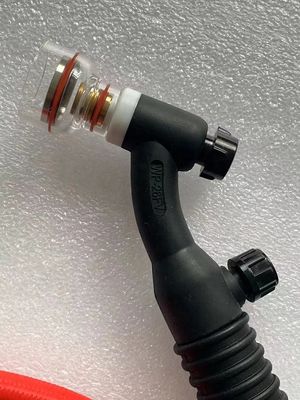 Zwarte 250 amp grote champagne heldere spuitstuk luchtgekoelde Tig Las Torch Kit WP26FV-R-20FT
