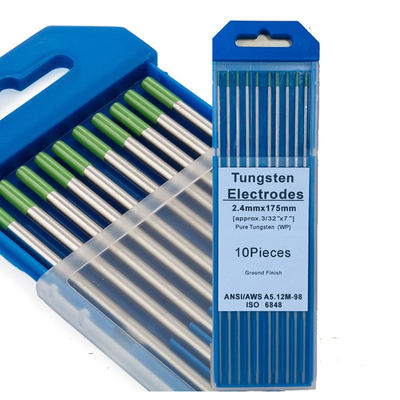 175 mm 1,6 mm Puur Lanthanated Groen Wolfram Tig Las Elektrode 10 stuks Pakket Hoeveelheid