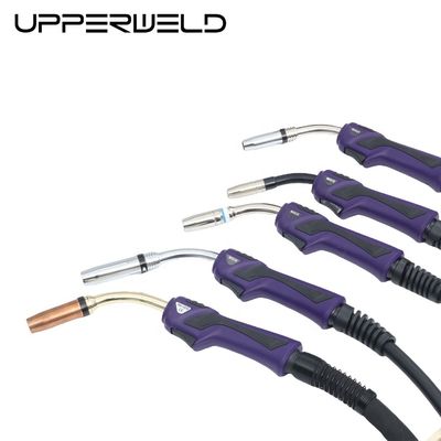 Op maat gemaakte OBM Support Purple 25AK Air Cooled MIG Welding Torch met Euro Connector