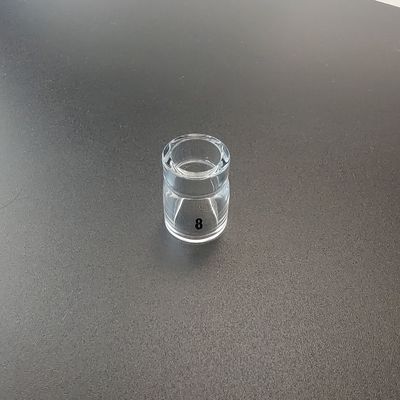 Stubby Gas Lens TIG Welding Cup Kit voor doorzichtig glas spuitstuk Koeling Watergekoeld