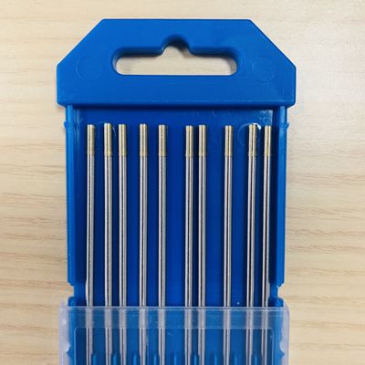 OBM-ondersteuning Op maat gemaakte WL15 1,5% Lanthanated Golden Tungsten Electrodes voor TIG-lassen