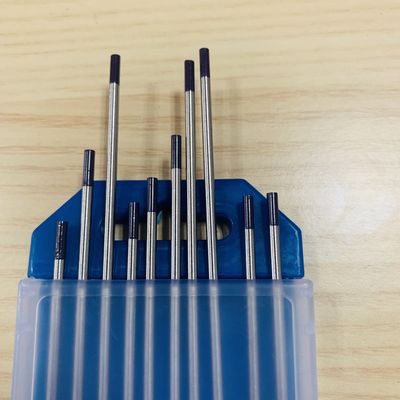 WE3 wolfraamelektroden Zwarte kop composiet wolfraam 2,4 mm * 175 mm Ideaal voor TIG-lassen