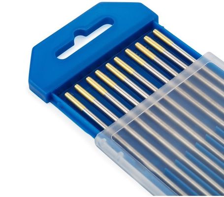 2.4mm*175mm WL15 wolfraamelektroden TIG Lasverbruik met op maat gemaakte ondersteuning
