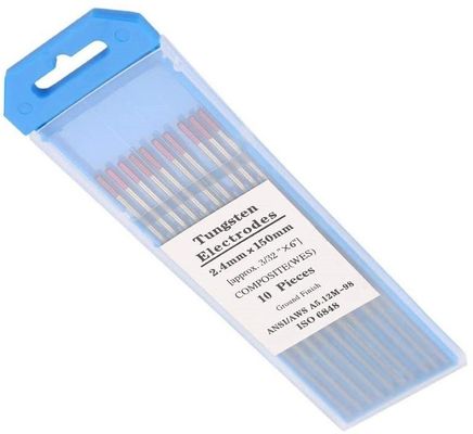 TIG Lasverbruik WES Paarse wolfraamelektroden composietwolfraam 2,4 mm*150 mm