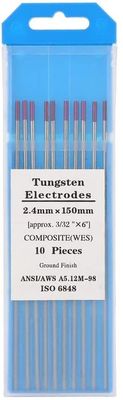 TIG Lasverbruik WES Paarse wolfraamelektroden composietwolfraam 2,4 mm*150 mm