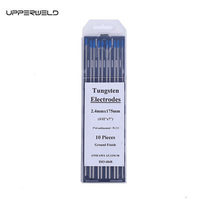 2.4mm*175mm Blauw TUNGSTEN Elektroden 10-pack voor DC/AC werkstroom TIG Lassen
