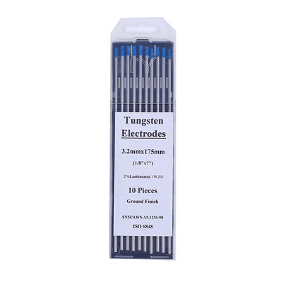 DC/AC werkstroom WL20 2,4 mm*175 mm Blauwe wolfraamelektroden voor TIG-lassen