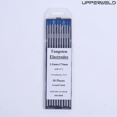 DC/AC werkstroom WL20 2,4 mm*175 mm Blauwe wolfraamelektroden voor TIG-lassen
