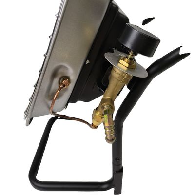Opvouwbare tanktop gasverwarmer CE-gecertificeerd 3-4,5 kW draagbare verwarmer voor buitenkamperen
