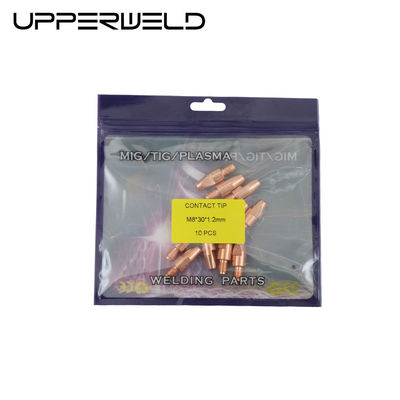 Op maat gemaakte ondersteuning MB15AK mondstuk 1,2 mm Contact tips verbruiksartikelen voor MIG Las Torch