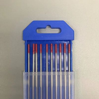 Wolframelektroden Lasstaaf Rode punt 2% Thoriate 2,4 mm * 175 mm Voor TIG Lassen