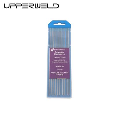 175 mm 2,4 mm TIG Laselektroden Composit Tri-mix Turquoise Ws2 10-Pack voor Lassen