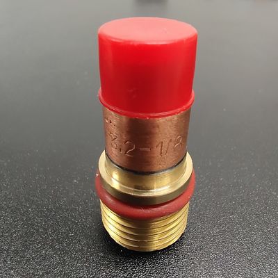 WP-17/18/26 Champagne 3.2mm Tig Nozzle Grote Kit met Adapter voor TIG Laskwarts