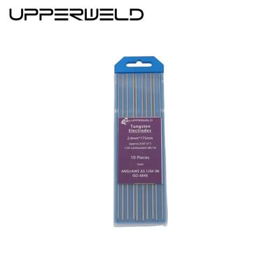 TIG Las 2% Lanthanated Tungsten Rod Gold WL15 10-Pack 175 150mm 2.4mm 3/32 inch