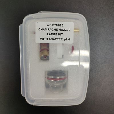 Tig Laslampenonderdelen Duidelijk WP-17/18/26 Champagne mondstuk Grote Kit Tig Accessoires