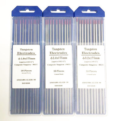 Lasoplossingen Wolfstenelektroden WE3 Purple Composite 3/32 x 7 voor DC/AC Las