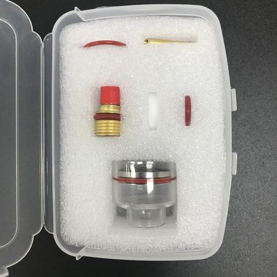 WP-9/20 Grote Champagne Clear Quartz Nozzle Kit voor 2,4 mm Tig Las Accessoires
