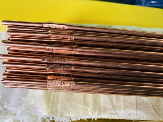 1.6mm*1000mm ER70S-2 Koperen lasdraad Brazing Filler Metalen lasstaven voor gewrichten