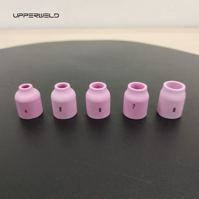 Watergekoelde TIG Torch Accessories Kit Gaslens Aluminium mondstuk Back Cup voor het lassen