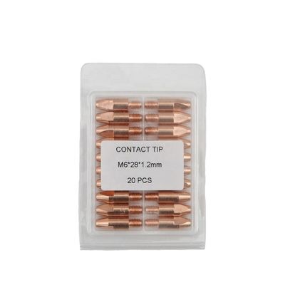 Hoogste contactpunt M6 28 1.2MM Gaskracht Koperen Mig Lastocht Accessoires