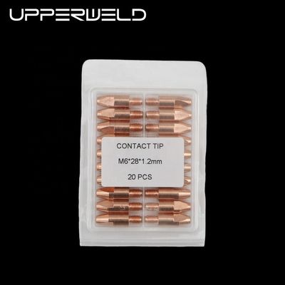 Hoogste contactpunt M6 28 1.2MM Gaskracht Koperen Mig Lastocht Accessoires