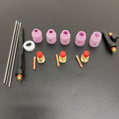 OEM-ondersteuning WP 9/20-53N 18KIT Tig Las Accessoires Keramische mondstuk Set TIG Consumables Kit