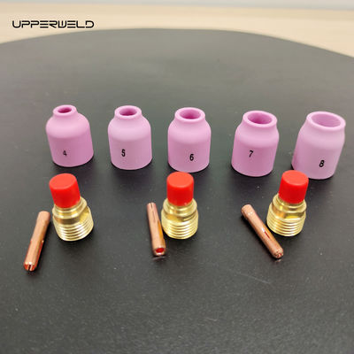 OEM-ondersteuning WP 9/20-53N 18KIT Tig Las Accessoires Keramische mondstuk Set TIG Consumables Kit