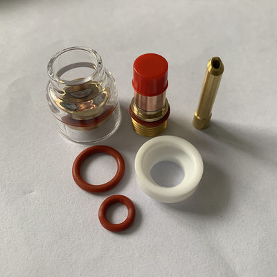 TIG ACCESSORIES Pyre TIG Las Torch Gaslens 10 Pyrex Cup Kit voor Tig WP-17/18/26 Torch