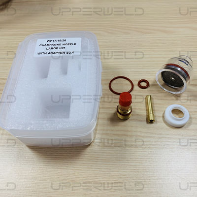 TIG ACCESSORIES Pyre TIG Las Torch Gaslens 10 Pyrex Cup Kit voor Tig WP-17/18/26 Torch