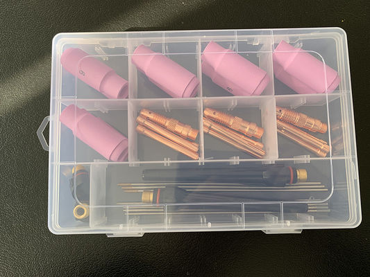 Stubby Gas Lens Collect 10 54n 53n Pyrex Glass Cup Kit voor DB SR WP-17/18/26 TIG Las Torch