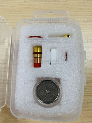 TIG Las Torch Kit Glas Koper Rubber WP9/20 mondstuk Set van 7 voor alle WP-9/20/25 serie