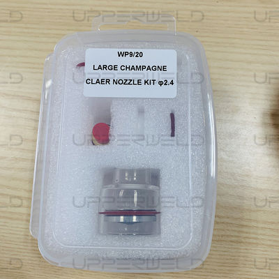 TIG Las Torch Kit Glas Koper Rubber WP9/20 mondstuk Set van 7 voor alle WP-9/20/25 serie