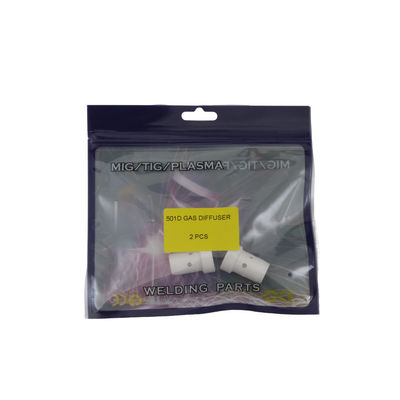 Gepersonaliseerde ondersteuning MIG-accessoires 501D Wit keramische gasdifusor voor lastocht