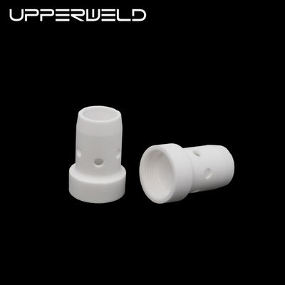 Op maat gemaakte ondersteuning OEM UPPER Gas Diffuser 501D voor Mig Welding Torch Consumables