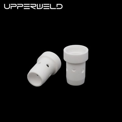 Op maat gemaakte ondersteuning OEM UPPER Gas Diffuser 501D voor Mig Welding Torch Consumables