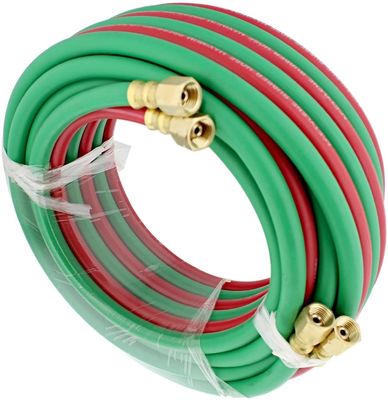 25ft Giet Zwilling Las Slang Oxy Acetyleen Snij Torch Slangen 1/4 inch B Fittings