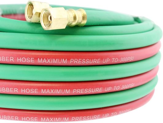 25ft Giet Zwilling Las Slang Oxy Acetyleen Snij Torch Slangen 1/4 inch B Fittings