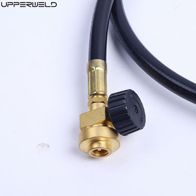 Drukpropaan tank camping stove adapter slang voor het aansluiten van cilinder zwart functie